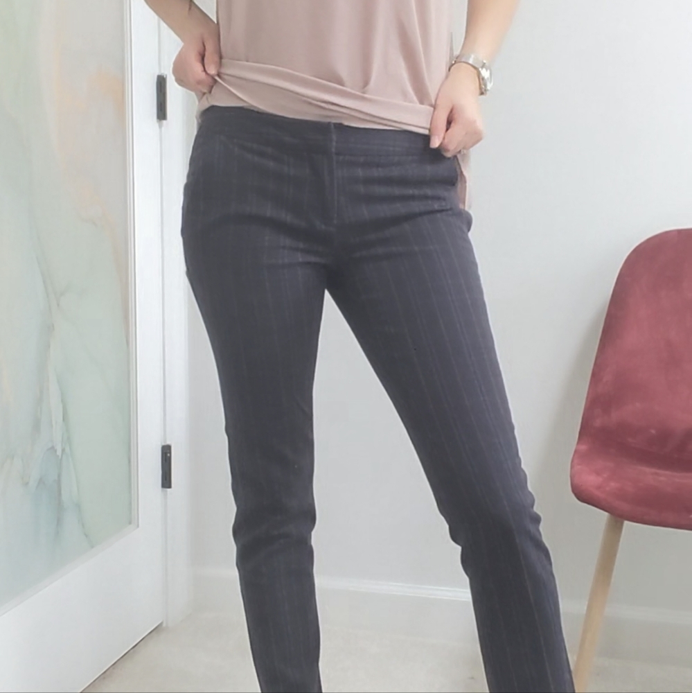 Amanda & Chelsea Navy Plaid Pants Size 0